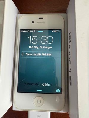 iPhone 4s trắng.sạc vài lần.. Mua bán Điện thoại tại Quận 8 Tp Hồ Chí Minh được đăng bởi Tran minh tien
