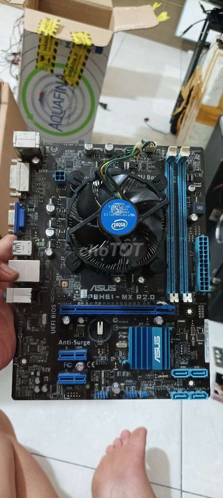 Bán combo H61 Asus + i5 3570 + fan stock