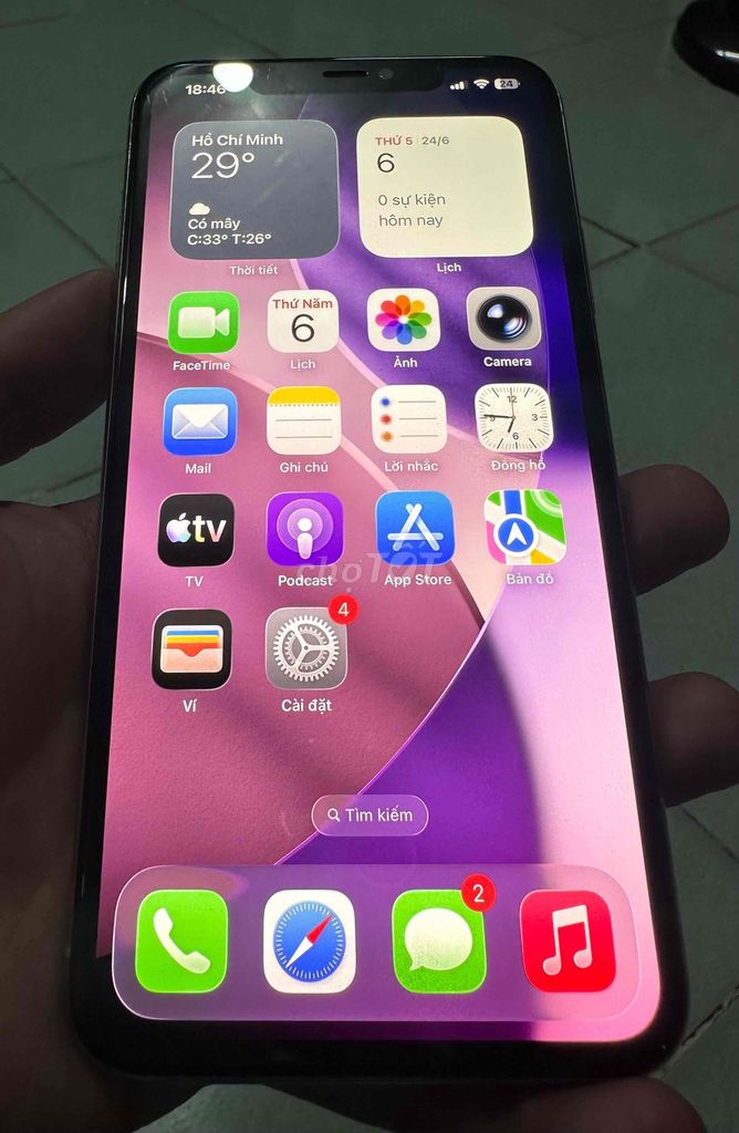 Apple iPhone 11 Pro Max 64GB Trắng Đã sử dụng. Mua bán Điện thoại tại Huyện Càng Long Trà Vinh được đăng bởi Luận hình 1