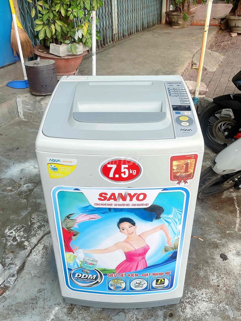 thanh lý máy giặt aqua sanyo 7.5kg