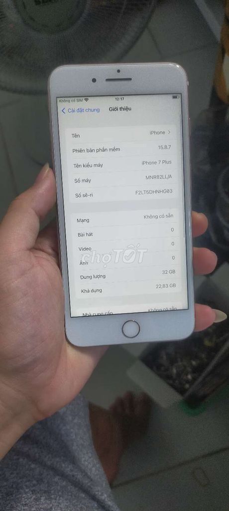  7 Plus 32GB quốc tế sạch full chức năng . Mua bán Điện thoại tại Quận 7 Tp Hồ Chí Minh được đăng bởi điện thoại cỏ hình 1