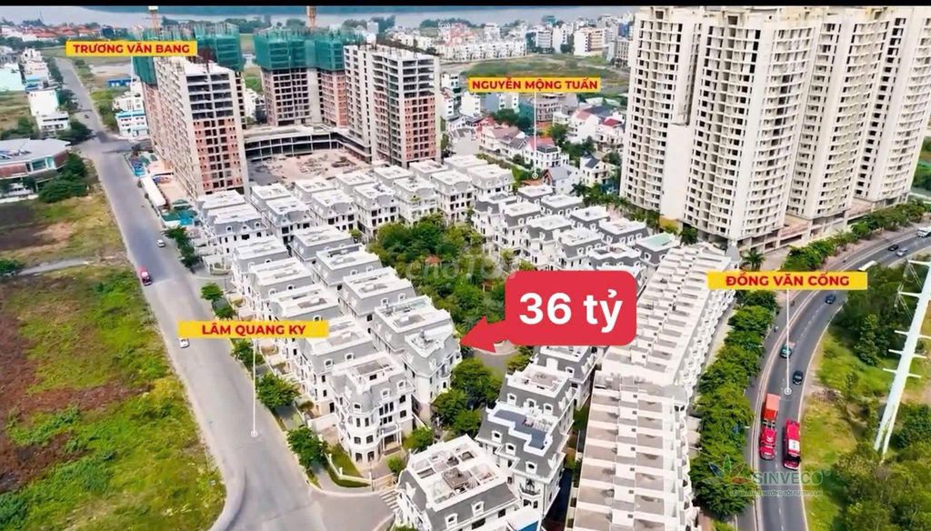 Угловая вилла 2 фасада в Victoria Village, 176.8 кв.м, 4 этажа, вид на парк