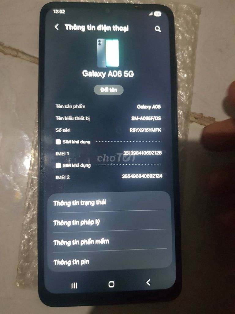 Samsung Galaxy A06 5G Đen. Mua bán Điện thoại tại Quận 5 Tp Hồ Chí Minh được đăng bởi Hội Đồ Điện Tử hình 1
