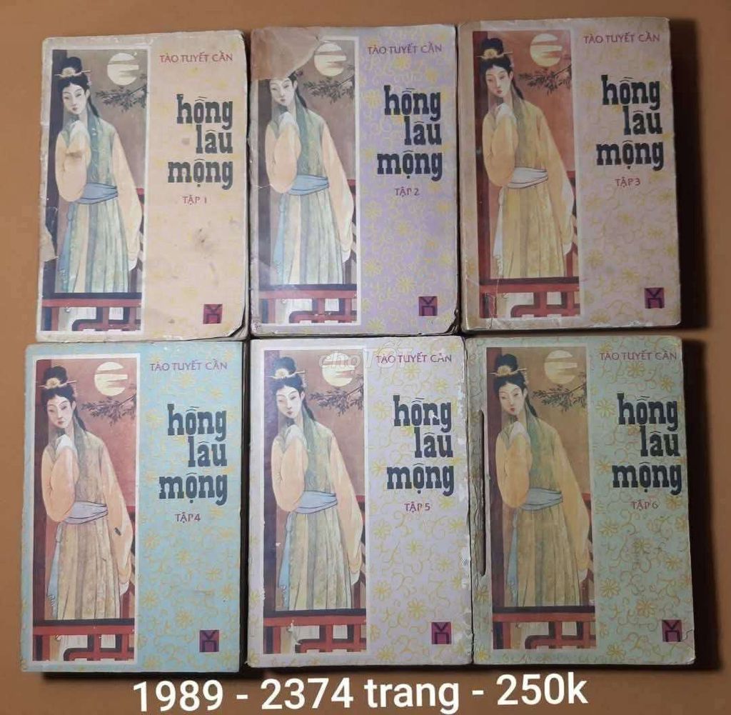 Sách Hồng Lâu Mộng Tiếng Việt 1989. Mua bán Sách tại Thành phố Tân An Long An được đăng bởi mấy cuốn sách cũ hình 1
