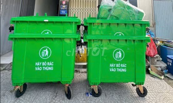 Thùng rác công cộng 660L Nhựa HDPE. Mua bán Nội thất, đồ gia dụng khác tại Quận Liên Chiểu Đà Nẵng được đăng bởi Pallet thùng rác hình 1