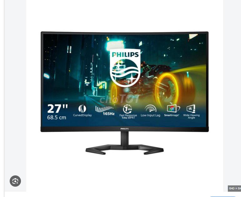 LCD GAMING Philips 27 inch FHD 165Hz 1ms CONG NEW