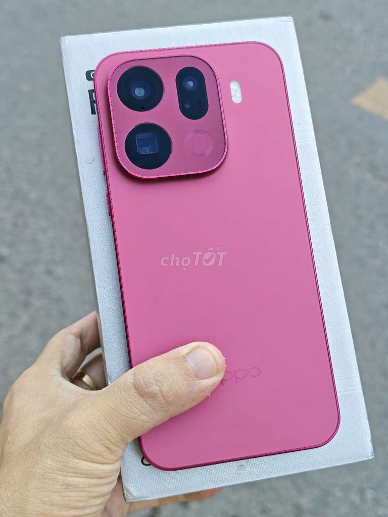 Oppo Find X9 Pro 512GB Hồng rom quốc tế. Mua bán Điện thoại tại Quận Bình Tân Tp Hồ Chí Minh được đăng bởi Phạm Vôn hình 1
