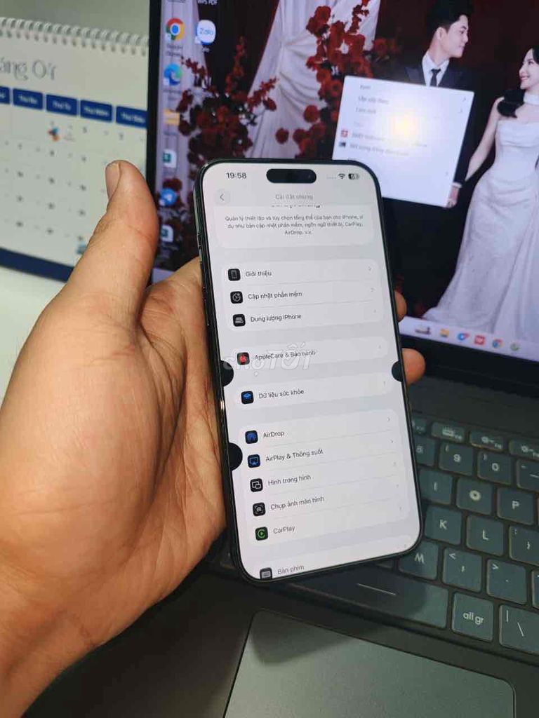 iPhone 15 Pro Max 256GB Lỗi Sim có GL. Mua bán Điện thoại tại Thành phố Dĩ An Bình Dương được đăng bởi VÕ ĐỨC TRỌNG hình 1