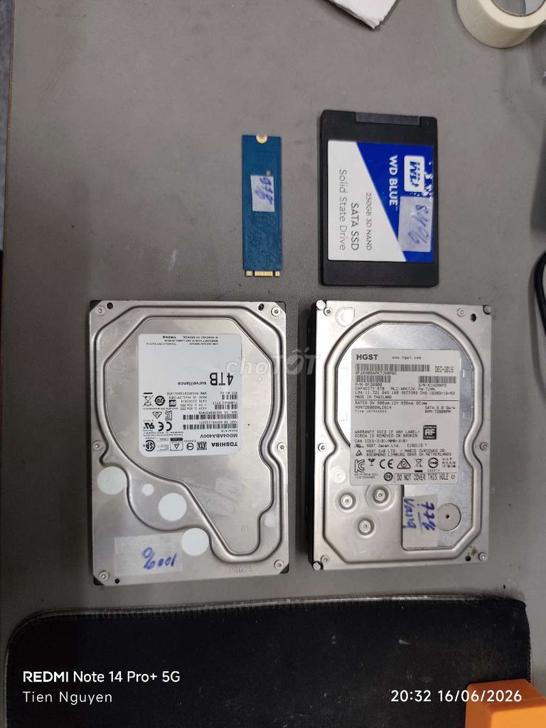WD SSD M2 SATA 500GB. Mua bán Linh kiện (RAM, Card...) tại Quận 3 Tp Hồ Chí Minh được đăng bởi Tiến Nguyễn hình 1