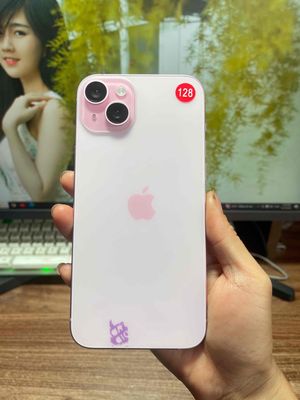 15 Plus 128GB LL/A Mỹ Zin All, Full keng 99%