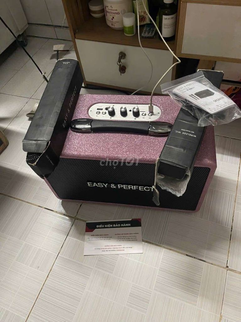 Loa karaoke Easy & Perfect Hồng, Đen. Mua bán Tivi, Âm thanh tại Thành phố Thuận An Bình Dương được đăng bởi hân hình 1