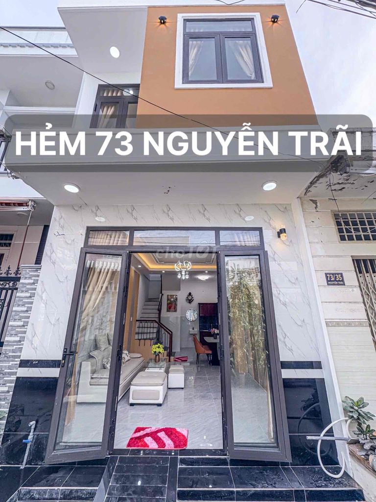 NHÀ LẦU MỚI TUYỆT ĐẸP HẺM 73 ĐƯỜNG NGUYỄN TRÃI