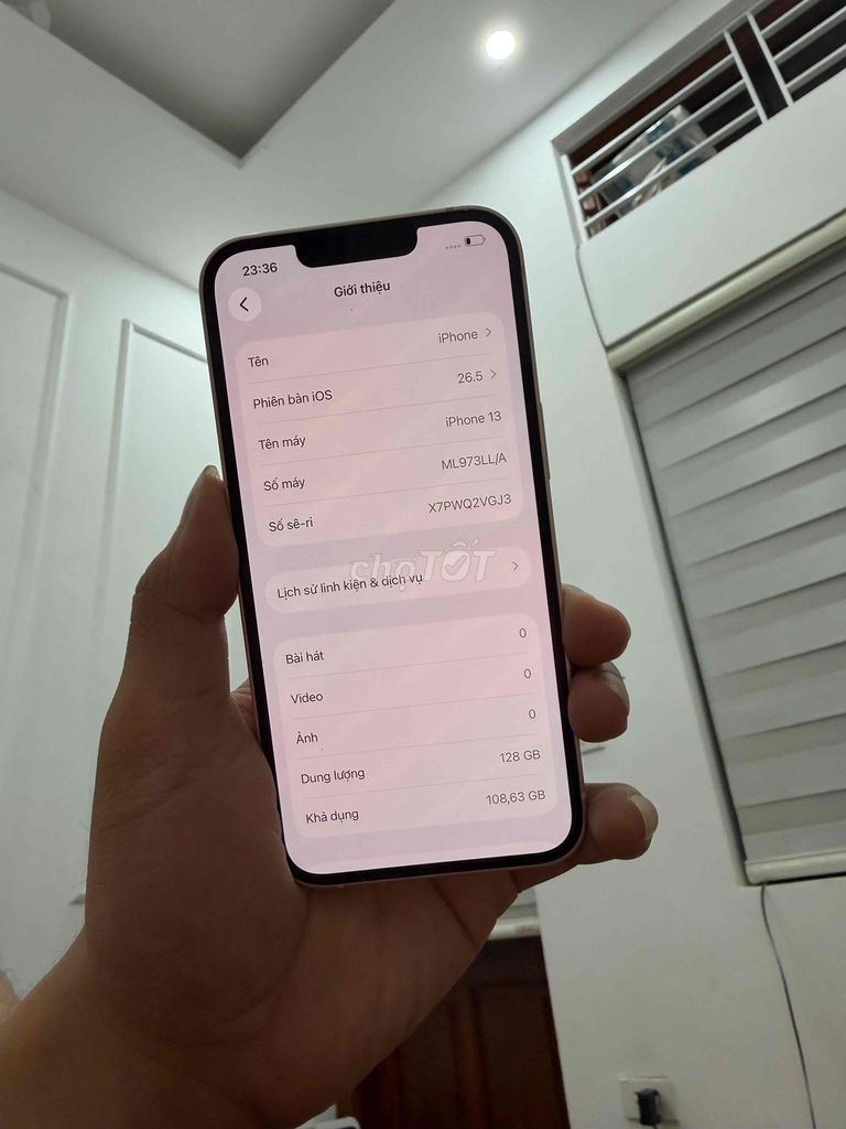 Apple iPhone 13 128GB Hồng Vỡ lưng. Mua bán Điện thoại tại Quận Đống Đa Hà Nội được đăng bởi Ng Hoang Anh hình 1