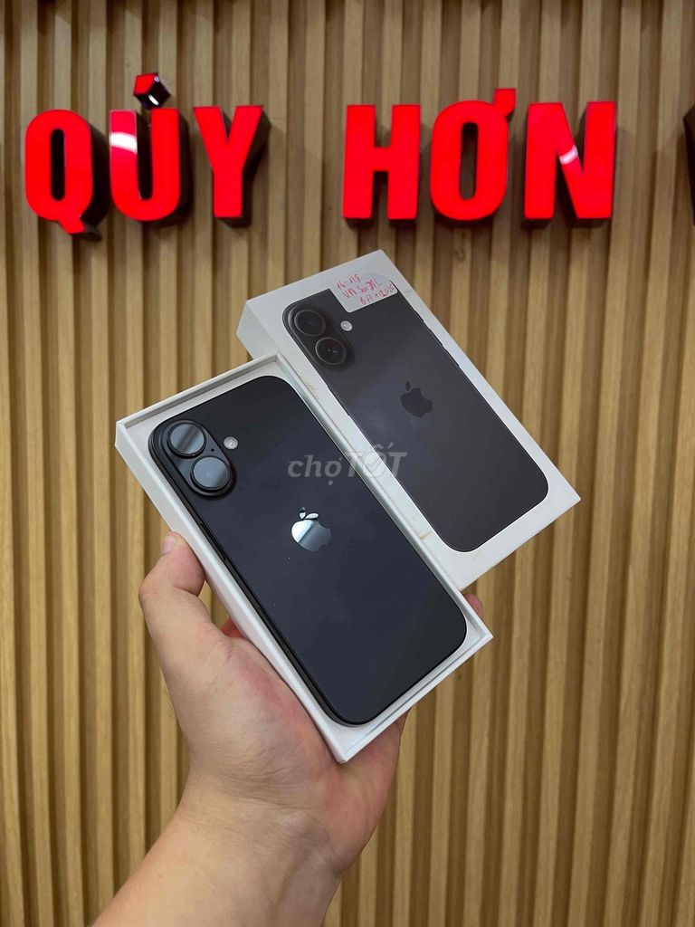 iPhone 16 128GB Đen Việt Nam. Mua bán Điện thoại tại Quận Đống Đa Hà Nội được đăng bởi HaNoiMobile HT  hình 1