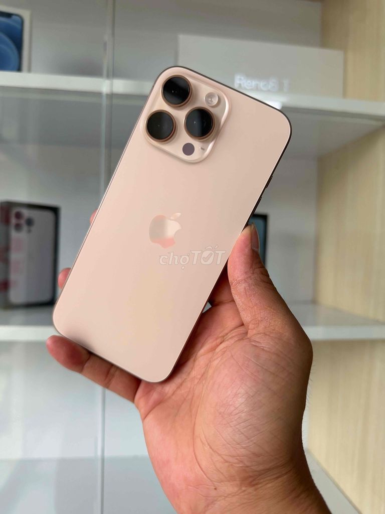 iPhone 16 Pro Max 512GB Sa mạc Đã qua sử dụng. Mua bán Điện thoại tại Thành phố Cà Mau Cà Mau được đăng bởi NHAN APPLE hình 1