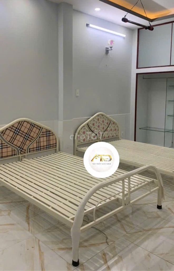 GIƯỜNG SẮT GIƯỜNG SẮT GIƯỜNG SẮT -- GIƯỜNG SẮT. Mua bán Giường, chăn ga gối nệm tại Thành phố Tân An Long An được đăng bởi Tổng Kho Nội Thất Sài Gòn hình 1