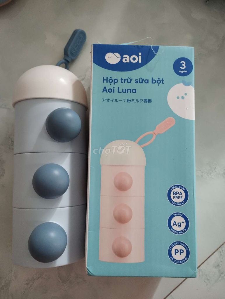 Hộp trữ sữa bột Aoi Luna. Mua bán Mẹ và bé tại Thị xã Phú Mỹ Bà Rịa - Vũng Tàu được đăng bởi Thư Ng hình 1