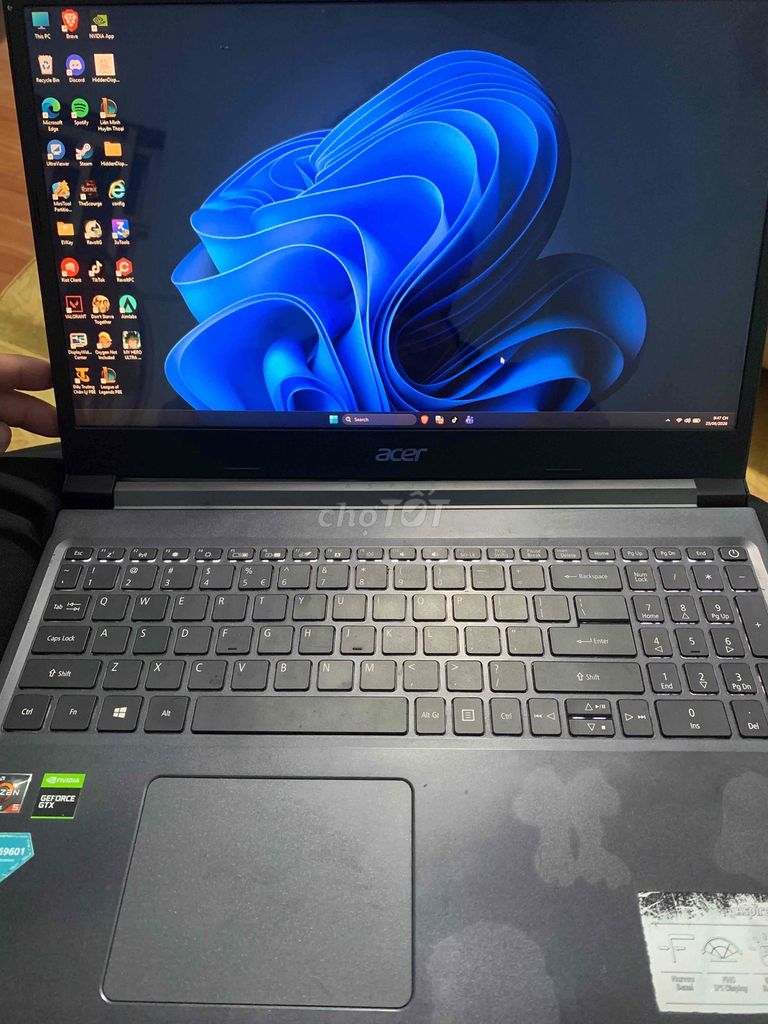 Acer Aspire A715-42G Ryzen 5 5500U 8GB/500GB SSD. Mua bán Laptop tại Huyện Phú Riềng Bình Phước được đăng bởi Nguyễn Gia Huy hình 1