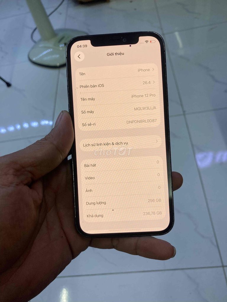 iPhone 12 Pro 256GB Đen bao góp nợ xấu. Mua bán Điện thoại tại Thành phố Cao Lãnh Đồng Tháp được đăng bởi DUYMOBILE hình 1