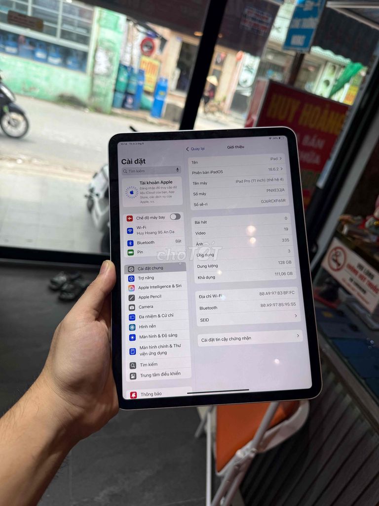 Apple iPad Pro M2 128GB Trắng 99%. Mua bán Máy tính bảng tại Quận Ngô Quyền Hải Phòng được đăng bởi Huy Hoàng hình 1