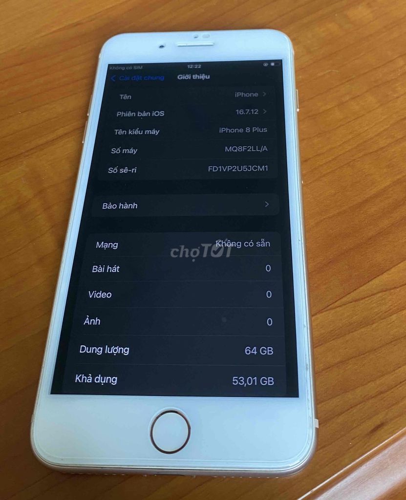 Apple iPhone 8 Plus 64GB. Mua bán Điện thoại tại Quận Lê Chân Hải Phòng được đăng bởi Văn Vũ hình 1