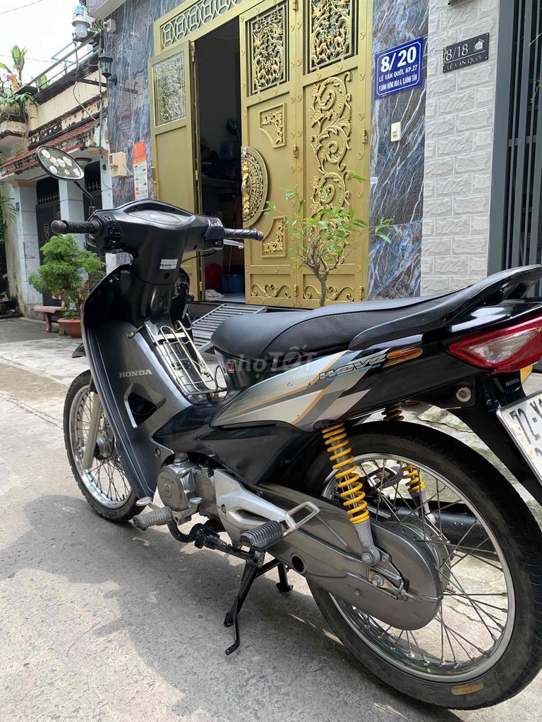 Honda Wave S 100cc 2007 đen xám SD39000km đẹp. Mua bán Xe máy tại Quận Bình Tân Tp Hồ Chí Minh được đăng bởi Anh khuê hình 6