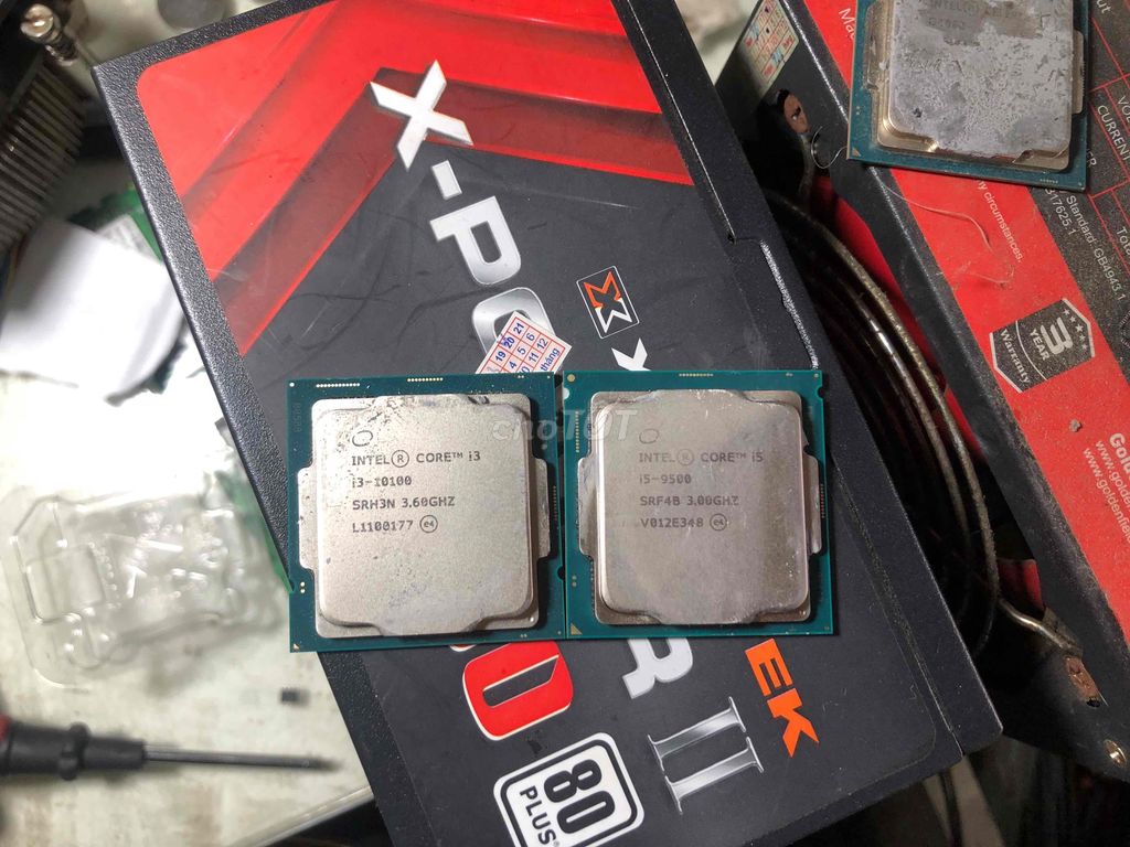 dư cặp chip i3 10100 vs i5 9500 chạy tốt