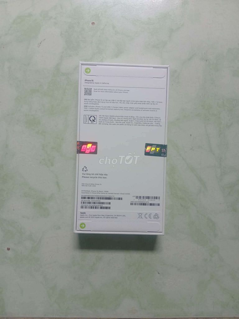 Apple iPhone 15 Plus Chưa mở hộp. Mua bán Điện thoại tại Huyện Nhơn Trạch Đồng Nai được đăng bởi Man Vuong hình 1