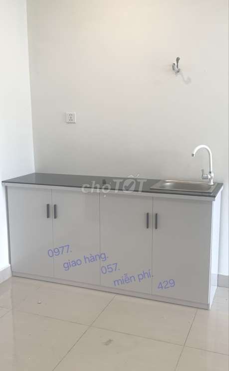 Tủ bếp nhựa 1m65cm.jj7