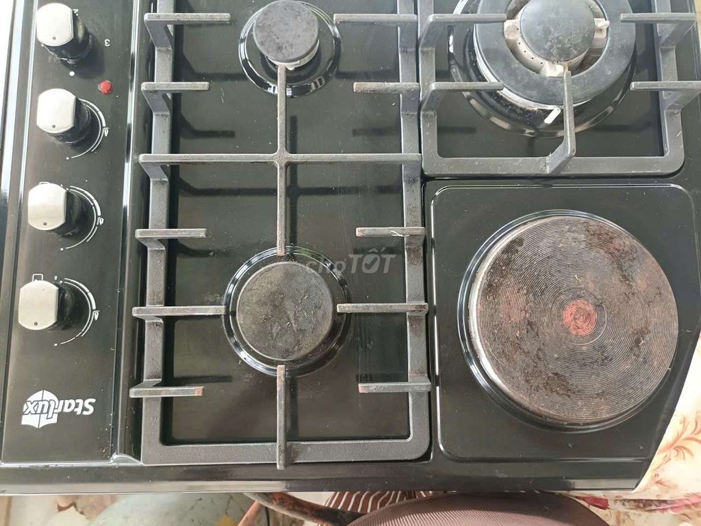 Bếp ga kết hợp bếp từ Starlux Đen 110V/220V. Mua bán Bếp, lò, đồ điện nhà bếp tại Huyện Châu Phú An Giang được đăng bởi Đỗ Vương Lên hình 1
