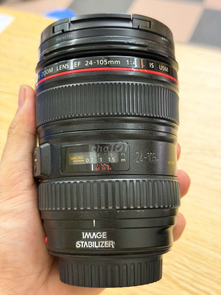 Ống kính Canon EF 24-105mm f4 L IS USM Đen. Mua bán Máy ảnh, Máy quay tại Quận Đống Đa Hà Nội được đăng bởi Hà Giang Shop hình 1