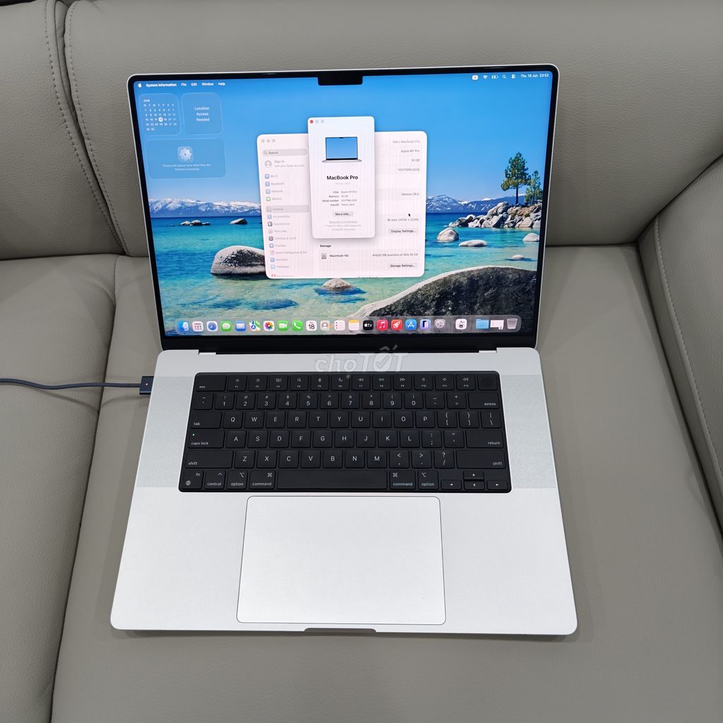 Apple MacBook Pro M1 Pro 16GB/512GB Bạc 16 inch. Mua bán Laptop tại Huyện Thanh Trì Hà Nội được đăng bởi Phạm Minh Phương hình 1