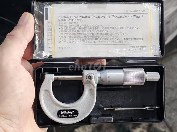 Thước panme Mitutoyo Nhật Bản 0-25mm. Mua bán Đồ dùng văn phòng tại Thành phố Bắc Ninh Bắc Ninh được đăng bởi Quang Quân hình 1
