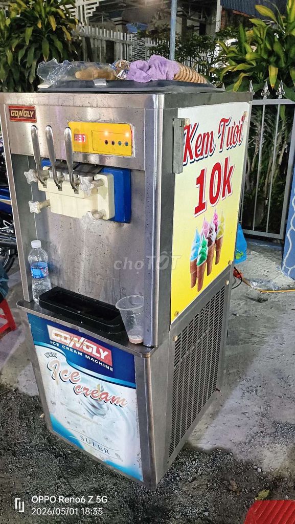 Máy làm kem tươi Donper Lớn. Mua bán Bếp, lò, đồ điện nhà bếp tại Huyện Hòn Đất Kiên Giang được đăng bởi Nguyễn tiến dũng  hình 1