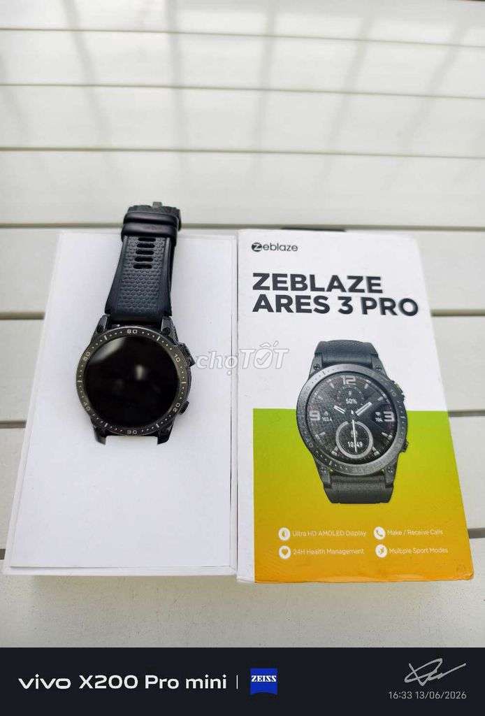 Zeblaze Ares 3 Pro Đen. Mua bán Thiết bị đeo thông minh tại Quận Cẩm Lệ Đà Nẵng được đăng bởi Xu hình 1