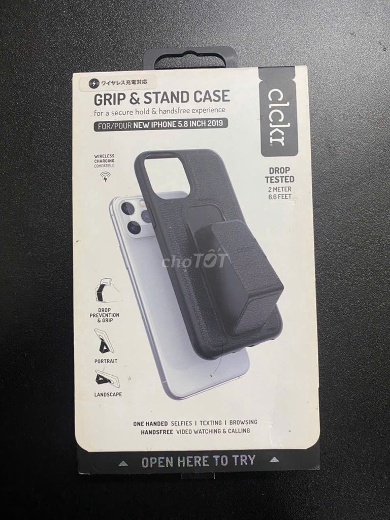 Ốp lưng CLCKR iPhone 11 Pro Đen Vân da chống sốc. Mua bán Phụ kiện (Màn hình, Chuột...) tại Quận Bắc Từ Liêm Hà Nội được đăng bởi Đức Đỗ hình 1