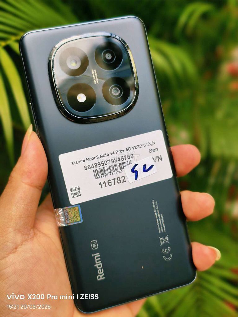 Xiaomi Note 14 Pro Plus 5G  512GB zin đẹp full. Mua bán Điện thoại tại Quận Tân Bình Tp Hồ Chí Minh được đăng bởi Táo Bán Lổ hình 1