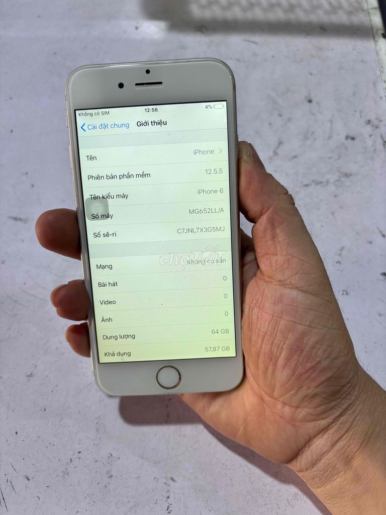 Apple iPhone 6 64GB Bạc Đã sử dụng. Mua bán Điện thoại tại Huyện Như Thanh Thanh Hóa được đăng bởi Cường hình 1
