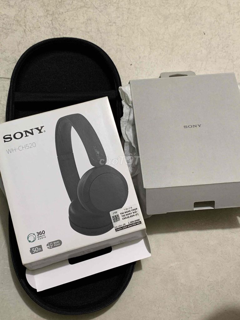 Tai nghe Sony WH-CH520 Đen. Mua bán Tivi, Âm thanh tại Quận 1 Tp Hồ Chí Minh được đăng bởi Kim Ngọc hình 1