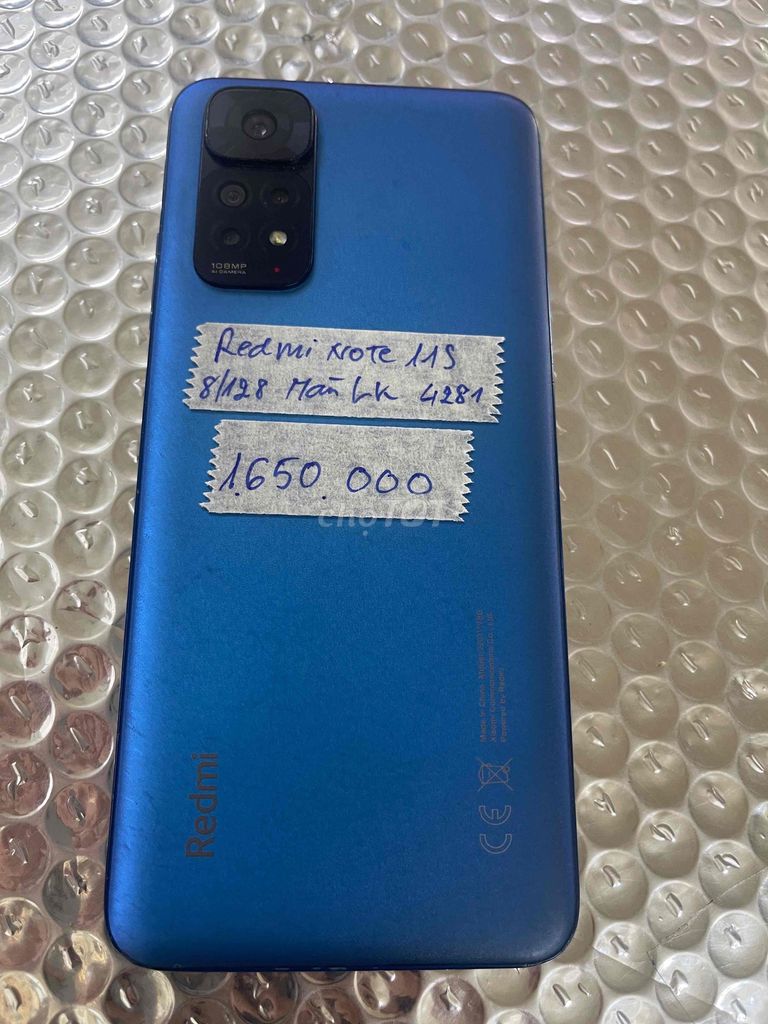 Xiaomi Redmi Note 11S 8GB/128GB Xanh. Mua bán Điện thoại tại Quận Ninh Kiều Cần Thơ được đăng bởi Cầm Đồ Anh Quý hình 1