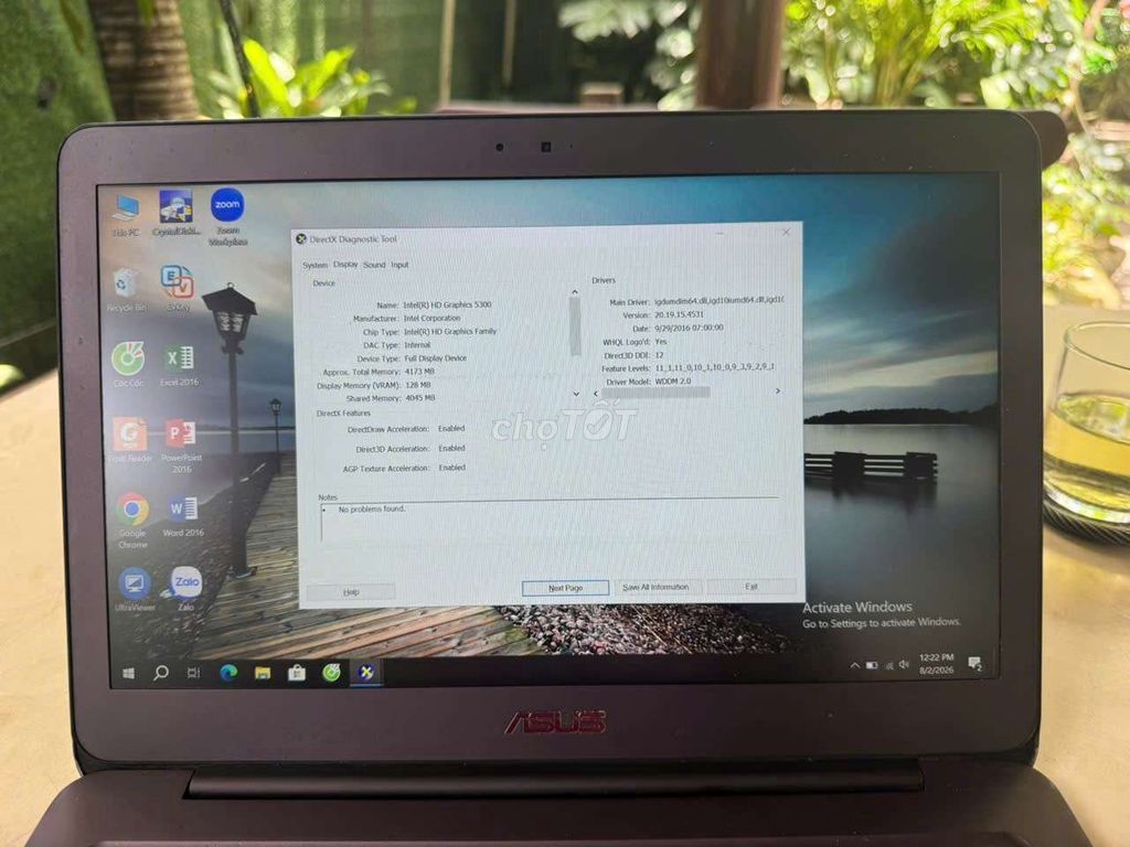 Asus UX305FA Y5M ram 8/256gb. Mua bán Laptop tại Huyện Bàu Bàng Bình Dương được đăng bởi Atuan hình 1