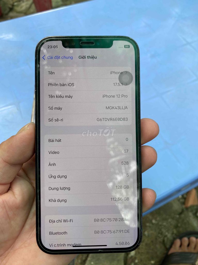 Apple iPhone 12 Pro 128GB Xanh. Mua bán Điện thoại tại Huyện Tuy An Phú Yên được đăng bởi Hoan hình 1