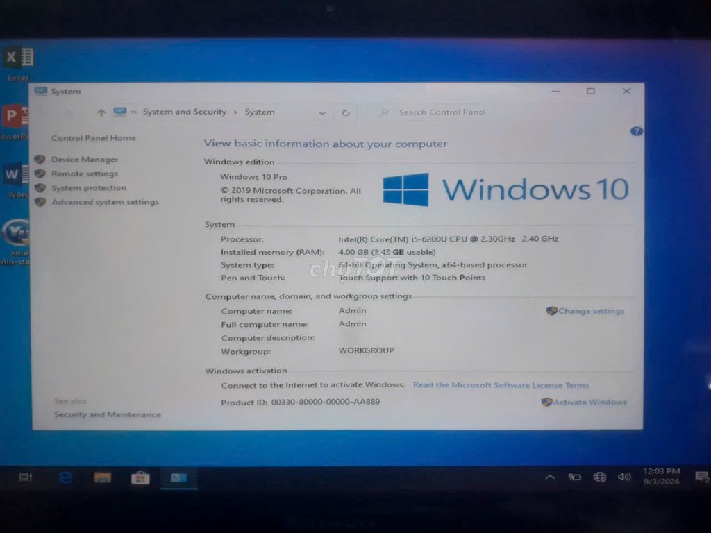 bán Lenovo 14ISK i5-6200 14in 4g+ mua pc lapto hư. Mua bán Laptop tại Huyện Hóc Môn Tp Hồ Chí Minh được đăng bởi thanh hình 1