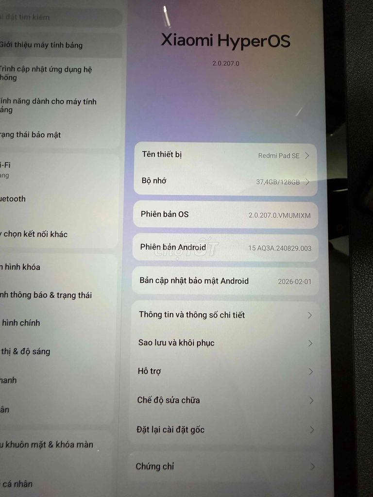 Xiaomi Redmi Pad SE 128GB Xám. Mua bán Máy tính bảng tại Huyện Hoài Đức Hà Nội được đăng bởi giang hoang hình 1