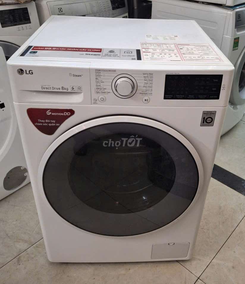 Máy giặt LG inverter 8kg cửa trước đẹp chất lượng. Mua bán Máy giặt tại Quận 10 Tp Hồ Chí Minh được đăng bởi Shop tủ lạnh máy giặt hình 1