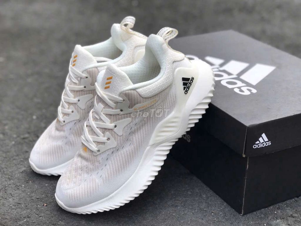 Adidas Alpaboune 2024 bản trắng