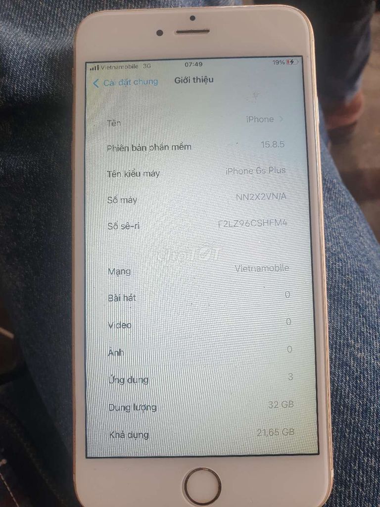 Iphone 6s plus còn đẹp. Mua bán Điện thoại tại Thành phố Long Xuyên An Giang được đăng bởi Le Huu Tinh hình 1