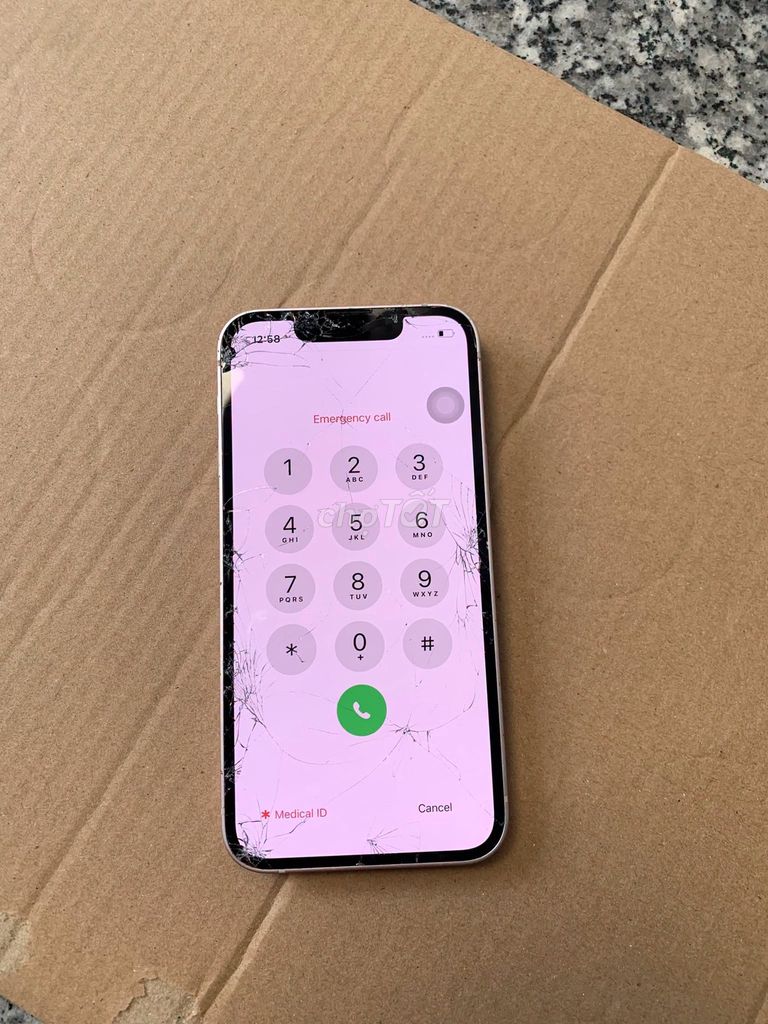 Apple iPhone 13 Tím nhạt Nứt kính. Mua bán Điện thoại tại Thành phố Thủ Đức Tp Hồ Chí Minh được đăng bởi Hội Đồ Điện Tử hình 1