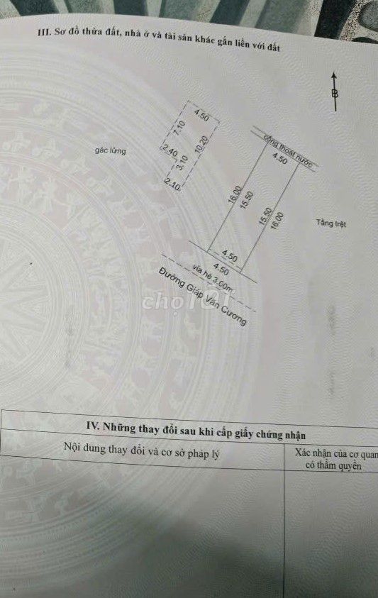 🔥Bán nhà mặt tiền Giáp Văn Cương, DT 72m2 nhà c4 giá chỉ 3,45 tỷ