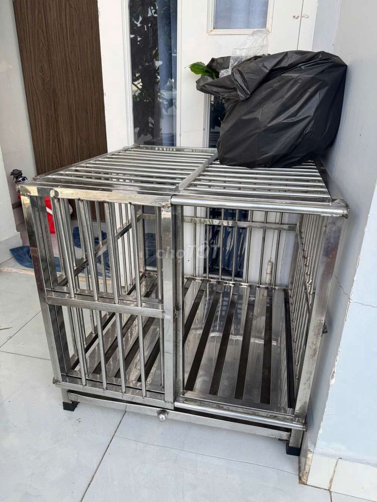 Chuồng chó Inox 60x60 mới. Mua bán Phụ kiện, Thức ăn, Dịch vụ tại Quận 8 Tp Hồ Chí Minh được đăng bởi Kid hình 1